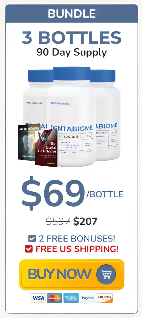 DentaBiome 3 Bottles pricing