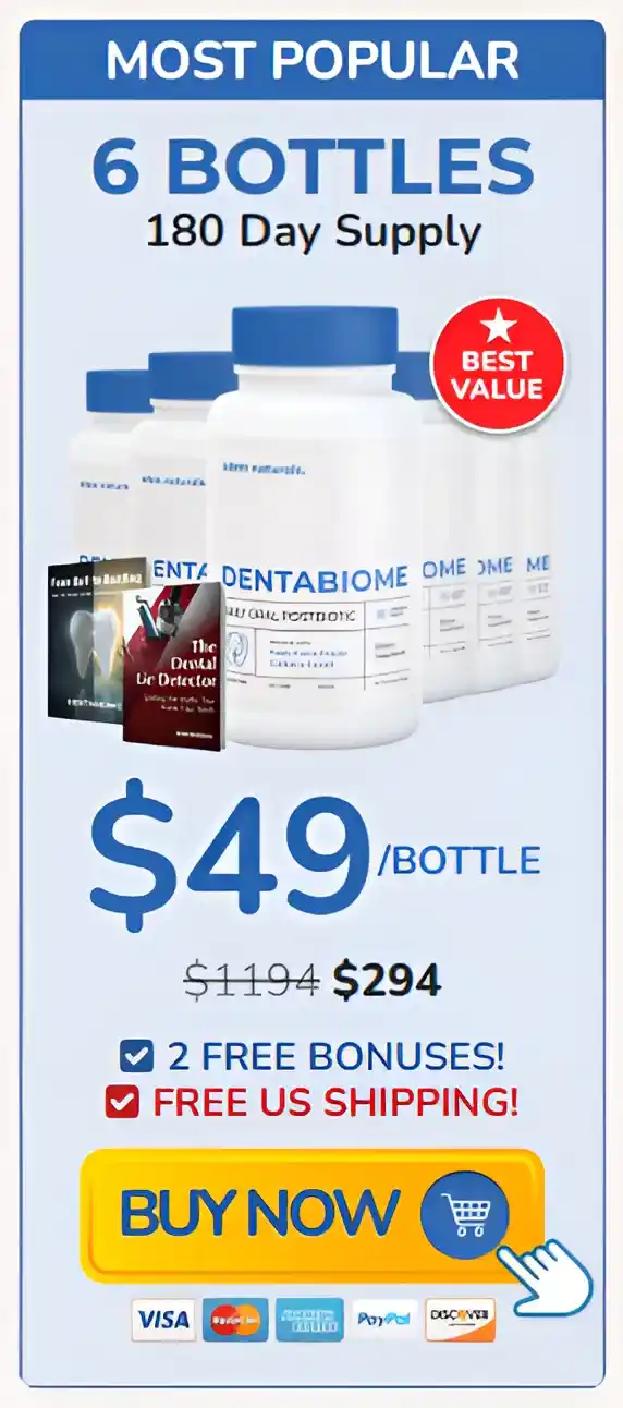DentaBiome 6 Bottles pricing